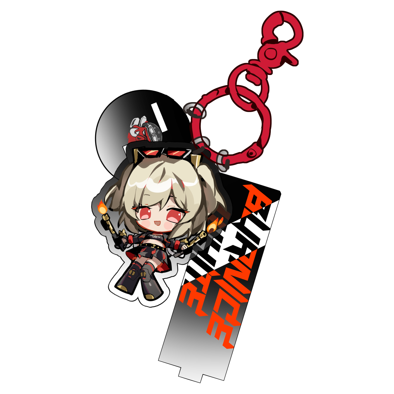 Burnice Keychain
