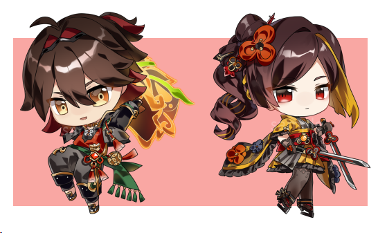 Genshin Keychains (All Characters)