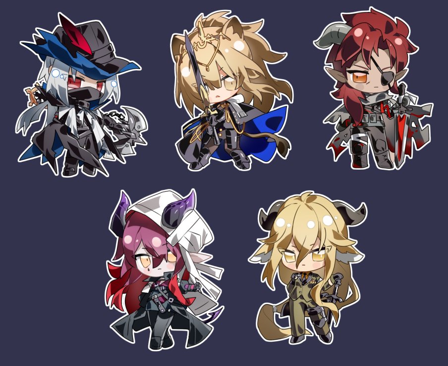 Arknights Keychains (85 Characters)