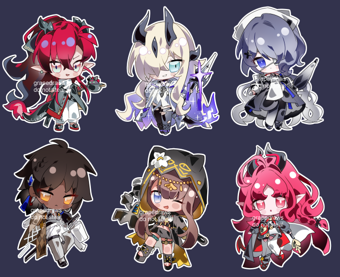 Arknights Keychains (85 Characters)