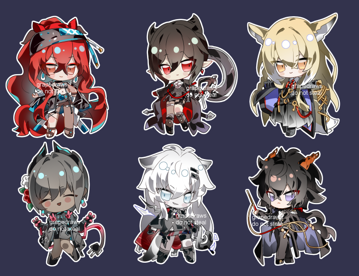 Arknights Keychains (85 Characters)
