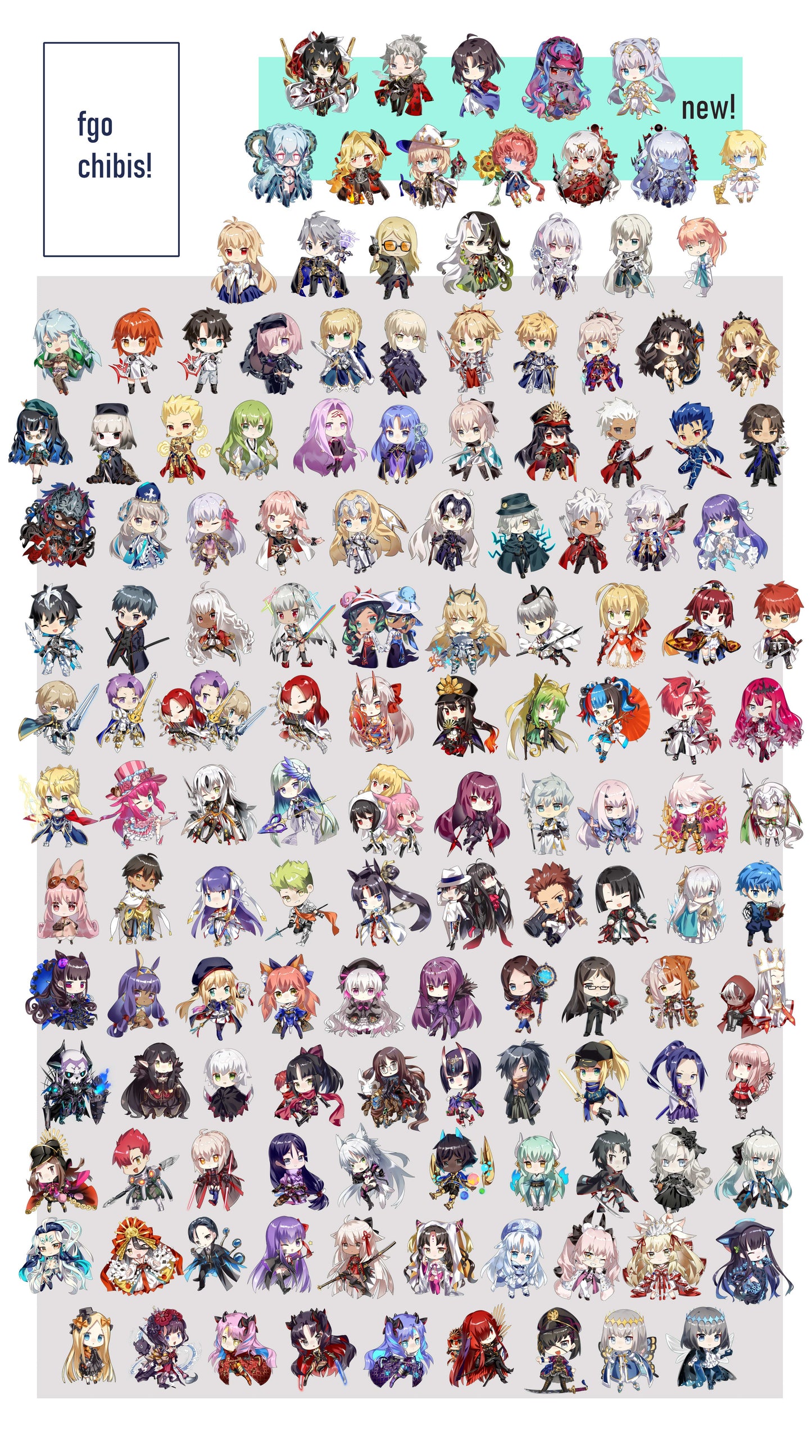 Fate Grand Order Keychains Part 2 (Cavalry)
