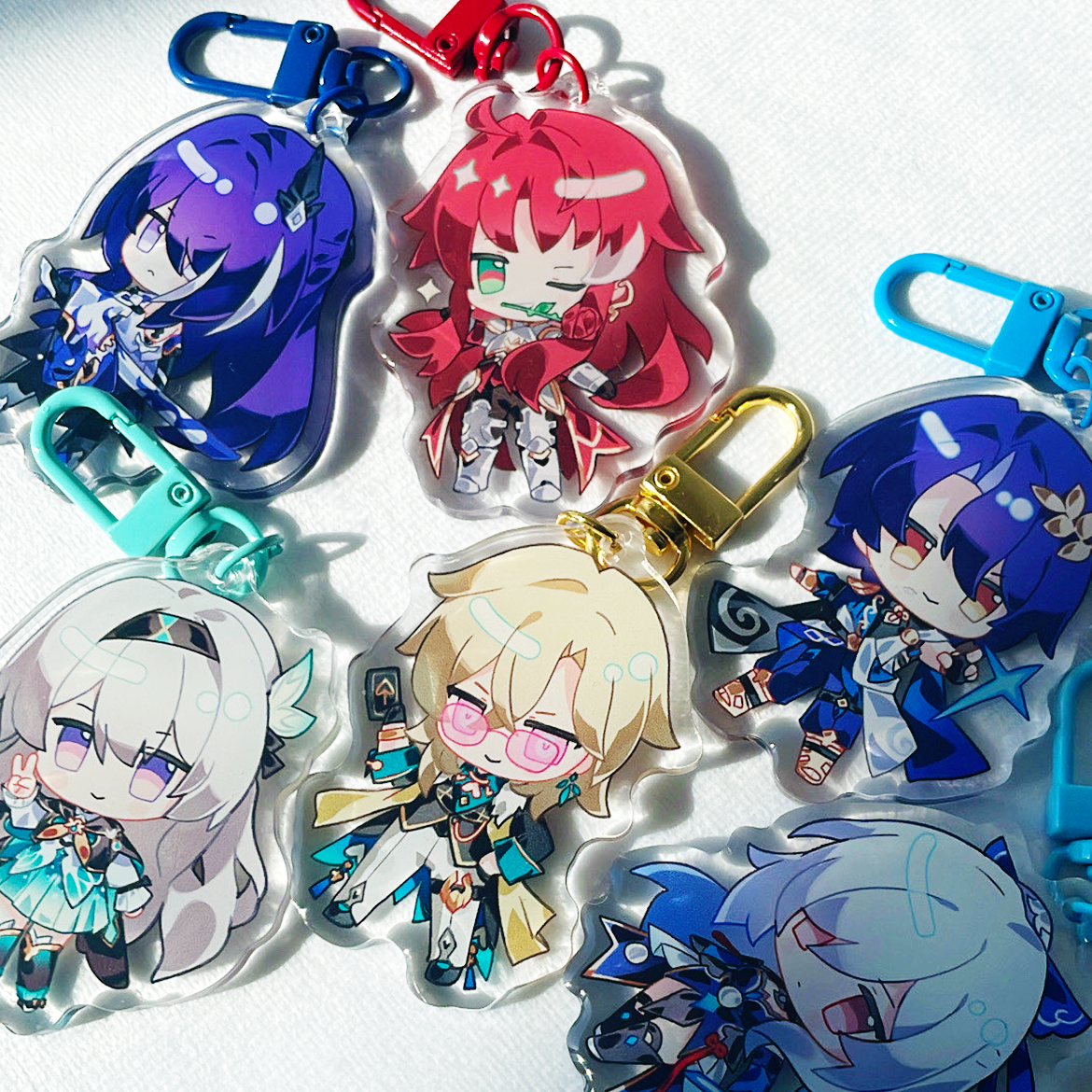 Honkai Star Rail Keychains (All Characters)