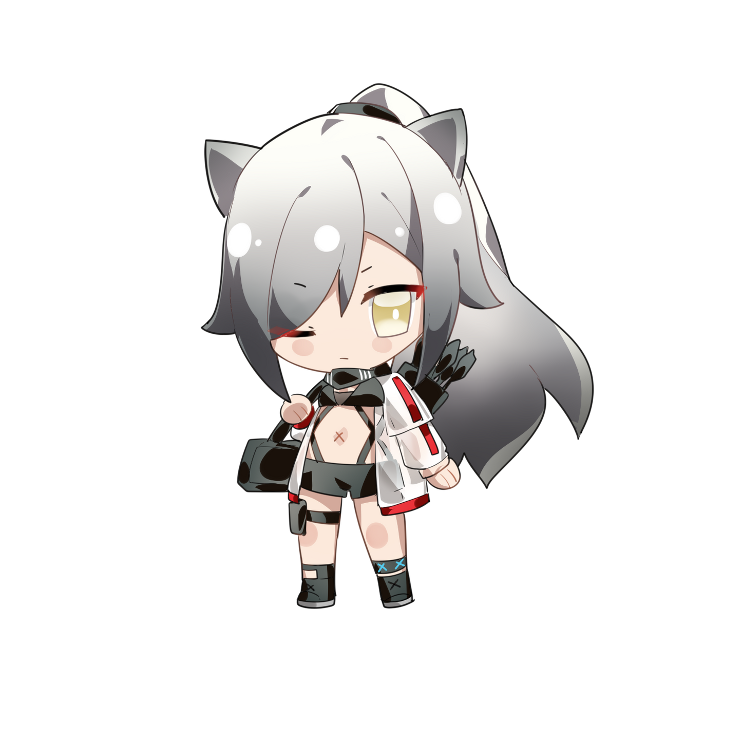 Schwarz Keychain