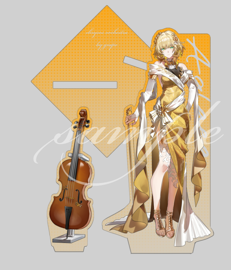 Aglaea Standee (Chrysos Orchestra)