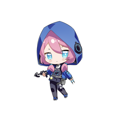 Blue Poison Keychain