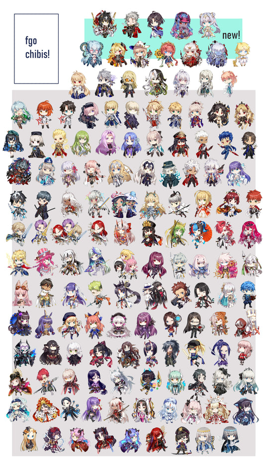 Fate Grand Order Keychains Part 1 (Knights)