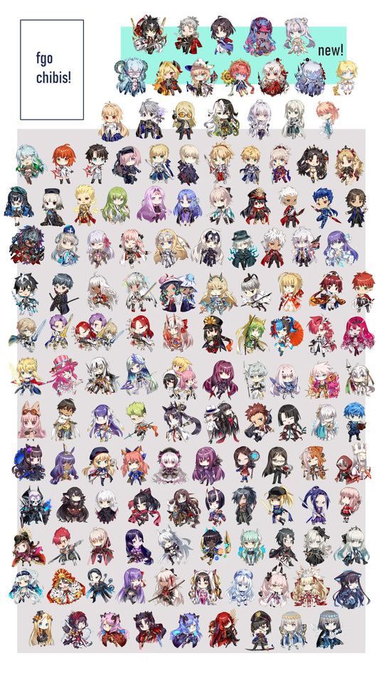 Fate Grand Order Keychains 3 (Other/Extra Classes)
