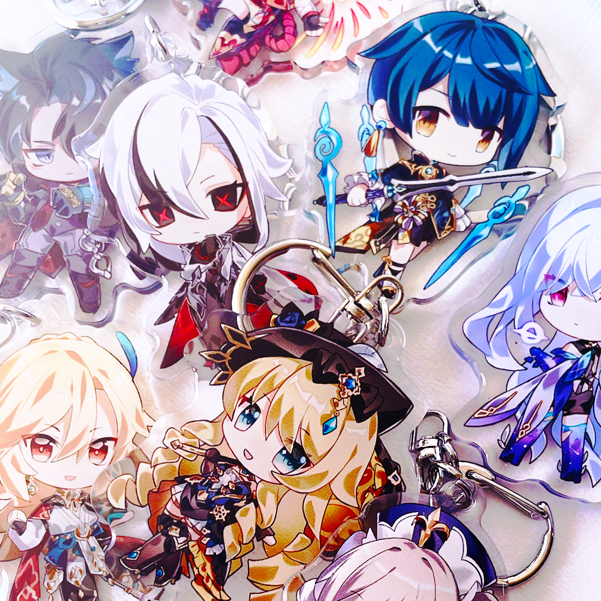 Genshin Keychains (All Characters)