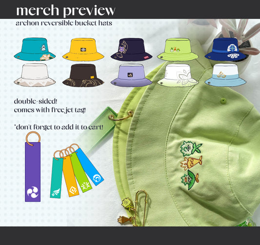 Archon Reversible Bucket Hats