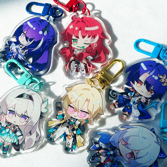 Honkai Star Rail Keychains (All Characters)