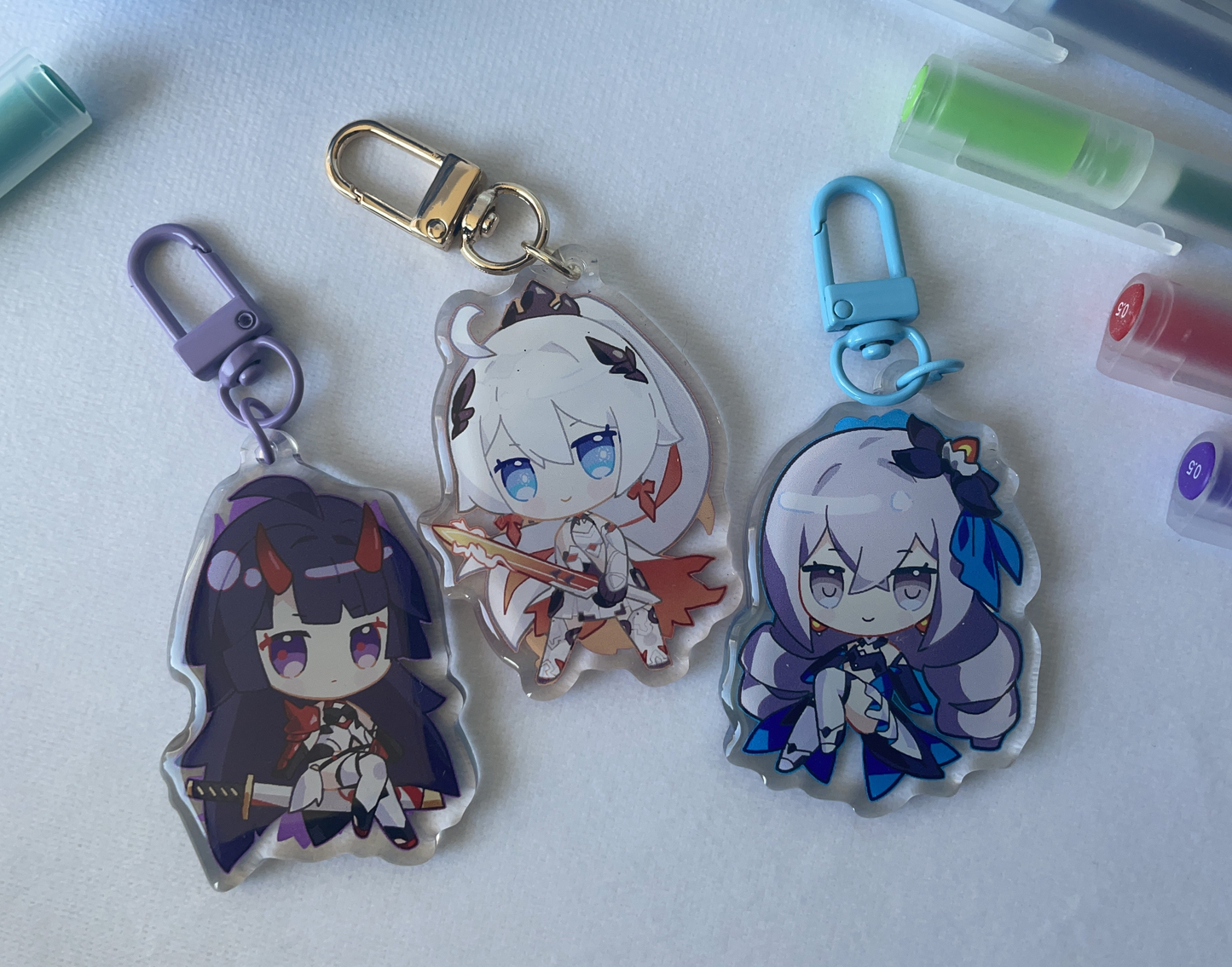 Double Sided Honkai Impact 3rd Keychains