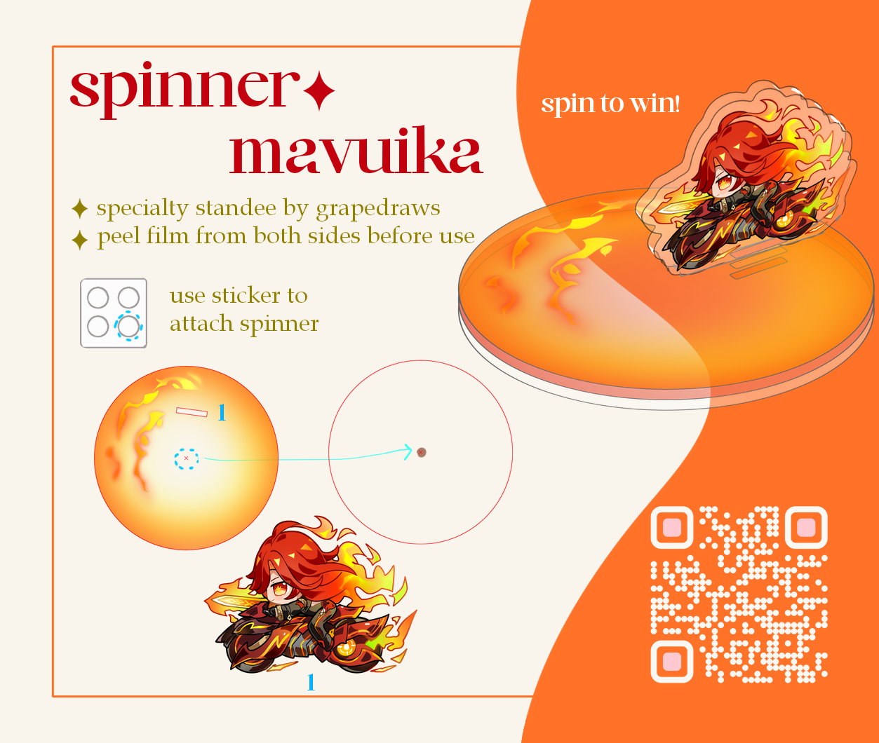 Mavuika spinner